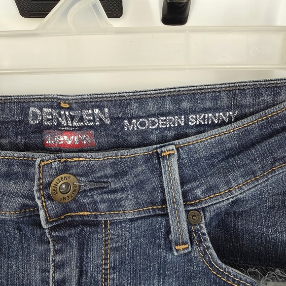 Denizen from Levi’s Modern Skinny Jeans 14 Short Dark Indigo Stretch - Picture 5 of 9